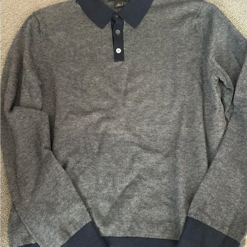 NWOT Banana Republic Cotton Cashmere Navy Sweater